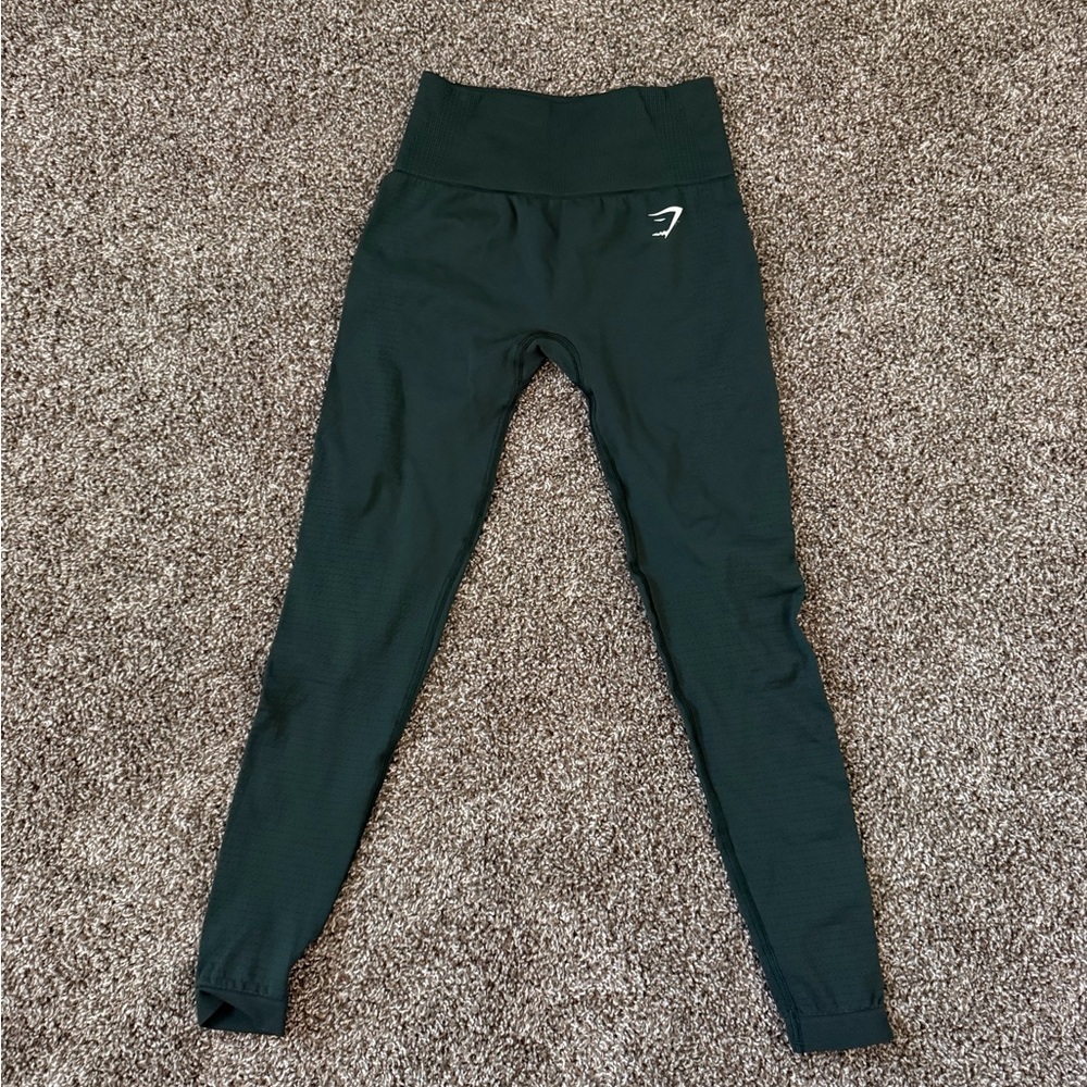 Gymshark Dark Green compression Leggings